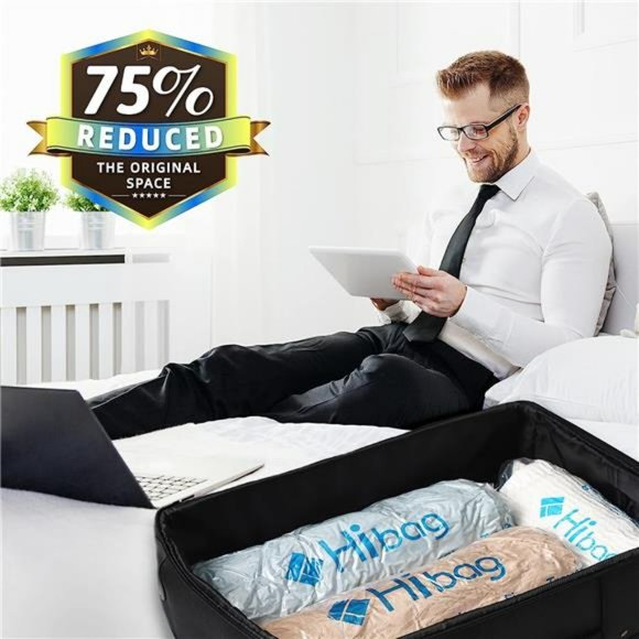 10 Compression Bags for Travel, Travel Essentials Compression Bag (10-Pack) - Picture 6 of 7